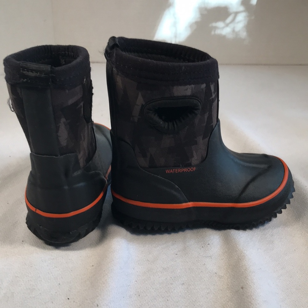 Toddler Boys Black Jace Neoprene Cold Winter Boots